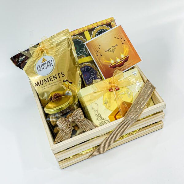 Delightful Diwali Gift Sets with Sweets, Mixed nuts bottle, Ferrero Rocher and More - Image 4