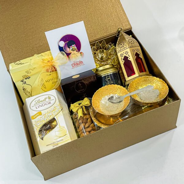 Sweeten Your Karwa Chauth Celebration with Delectable Gifts with Hanging lamp, Oodh cones and More - Image 2