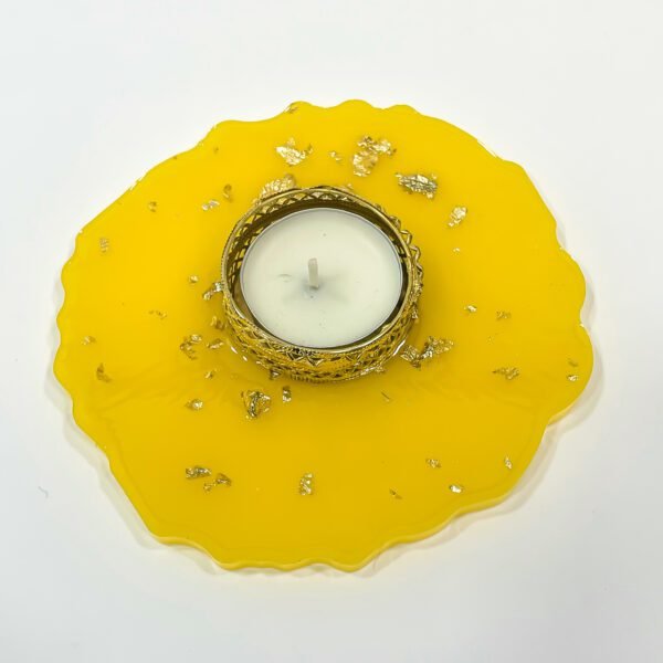 resin candle holder