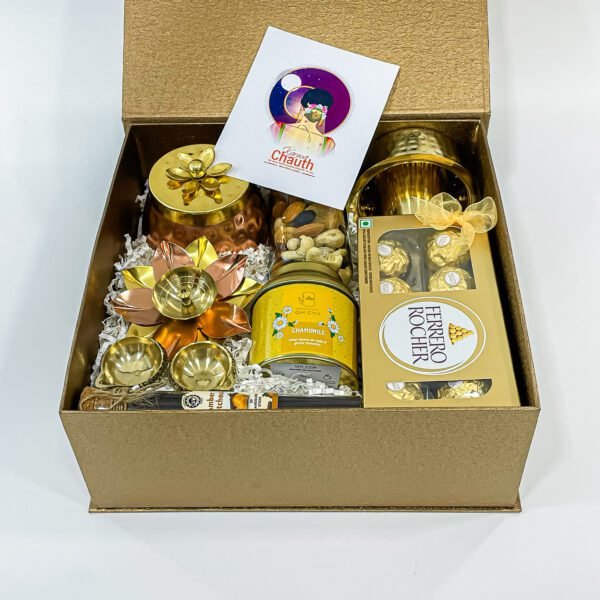 Karwa Chauth Gifts with Sweets, Diyas, and More - A Perfect Celebration Package - Image 4