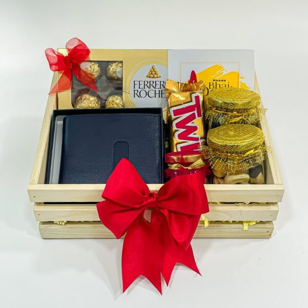 Bhai Dooj Joy: Thoughtful Gift Sets for Brothers with Ferrero Rocher, Allen Solly Wallet, and More - Image 2