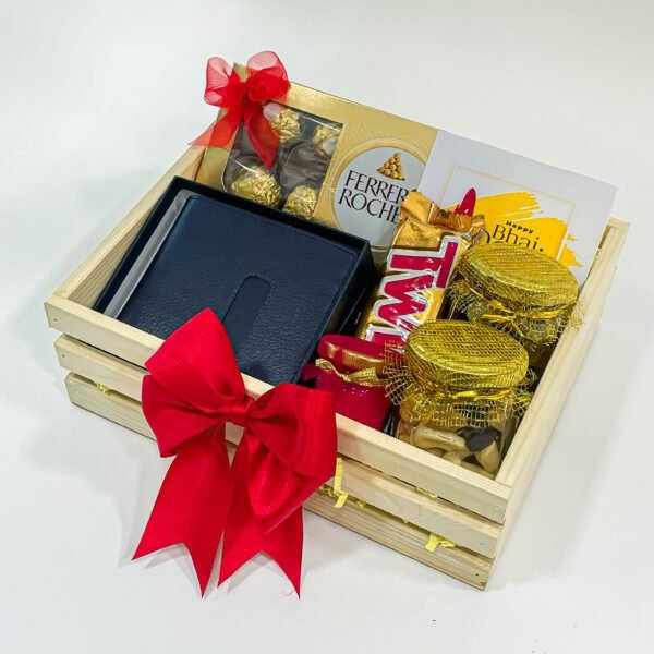 Bhai Dooj Joy: Thoughtful Gift Sets for Brothers with Ferrero Rocher, Allen Solly Wallet, and More - Image 3