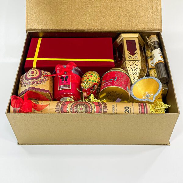 Dazzling Diwali Delights: Unwrap Joy with Exquisite Diwali Sweet Hampers With Sweet Box, HERSHEY Kisses Festive Moments, Mysore Pak sweets and More Diwali Items - Image 2