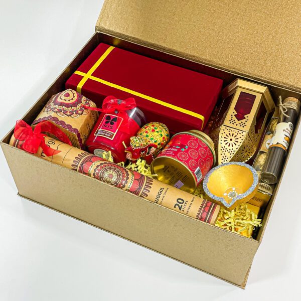 Dazzling Diwali Delights: Unwrap Joy with Exquisite Diwali Sweet Hampers With Sweet Box, HERSHEY Kisses Festive Moments, Mysore Pak sweets and More Diwali Items - Image 3