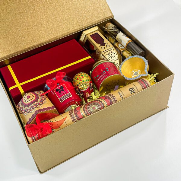 Dazzling Diwali Delights: Unwrap Joy with Exquisite Diwali Sweet Hampers With Sweet Box, HERSHEY Kisses Festive Moments, Mysore Pak sweets and More Diwali Items - Image 4