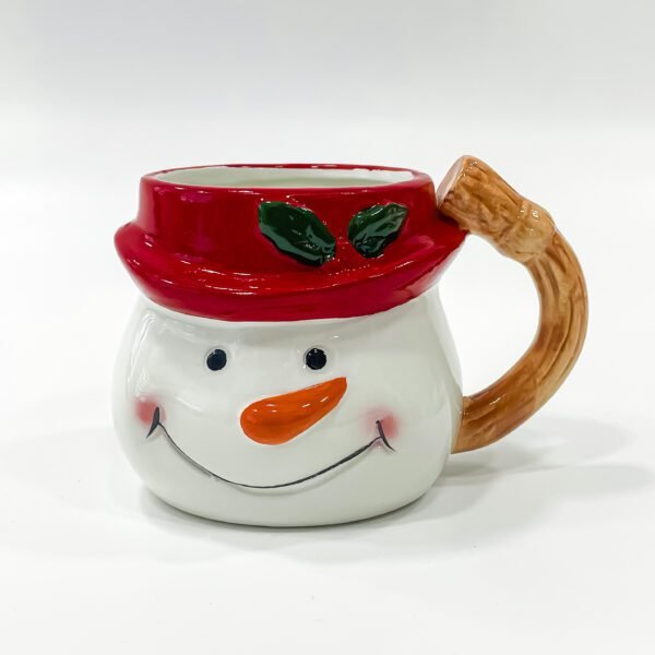 Add a Touch of Winter Charm to Your Home with our enchanting Snowman Flower Pots - Image 3