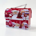 christmas Tinplate box Storage container