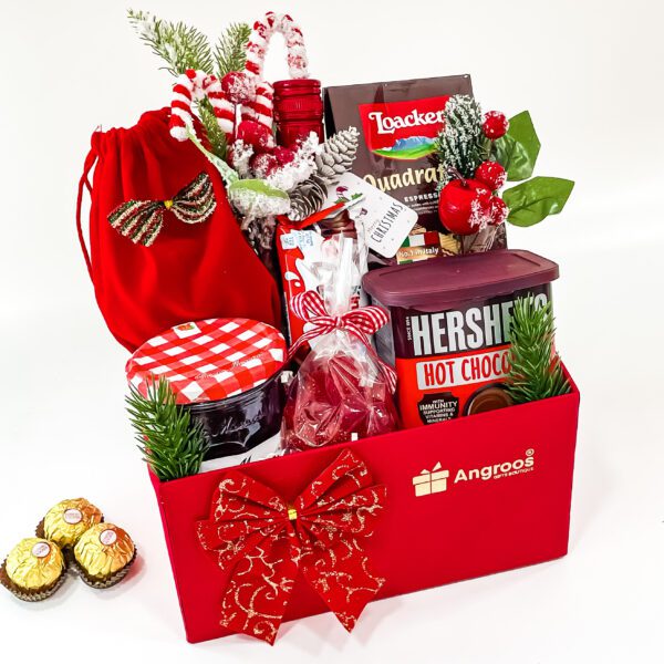 Themed Christmas Holiday Gift Hamper with Indulgent Treats, Decadent Delights & Festive Cheer - Image 2