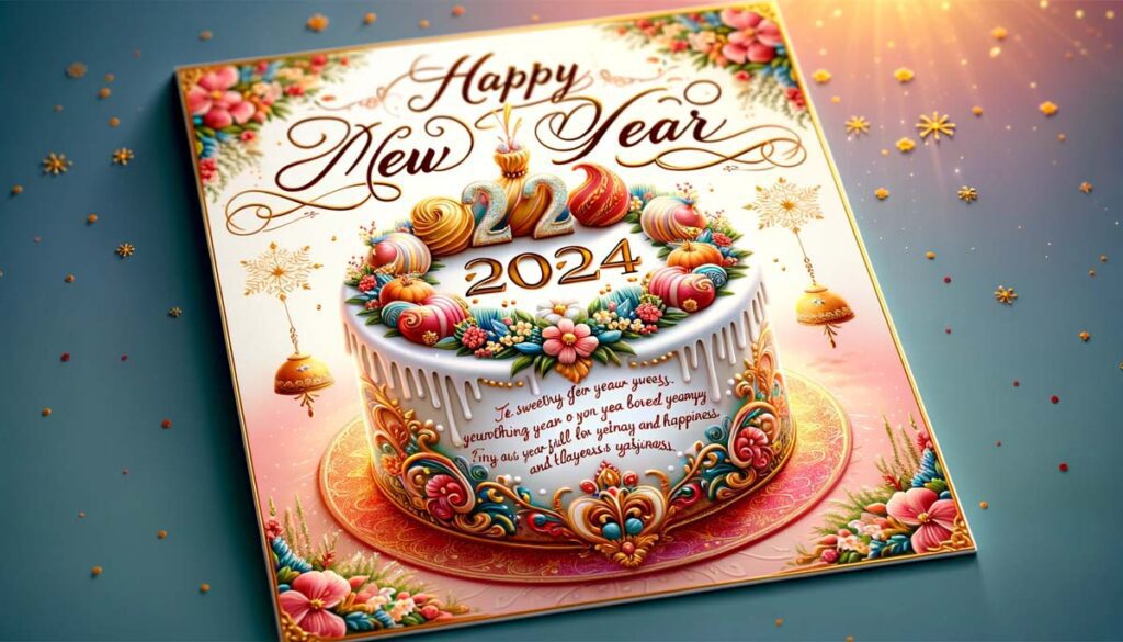 Happy New year 2024 Cakes