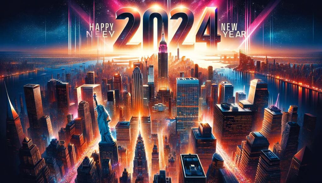 Happy new year new york