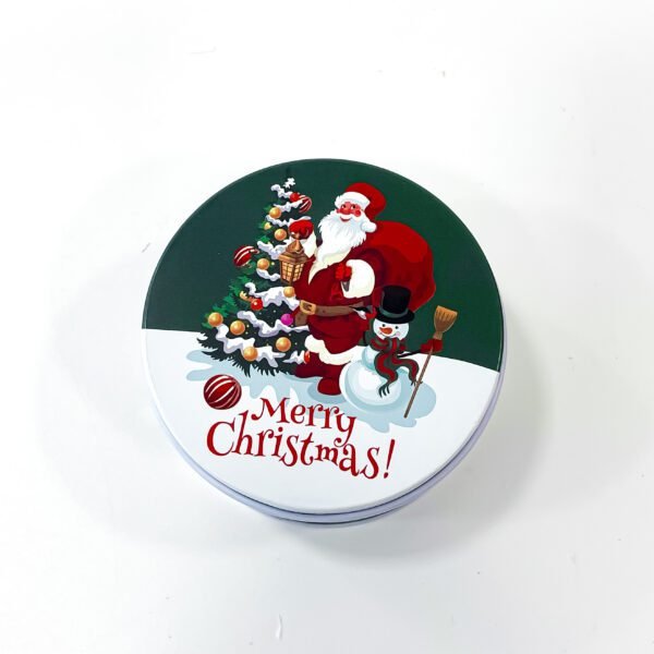 Holly Jolly green: Small Christmas container for your holiday treasures (3 nos) - Image 3