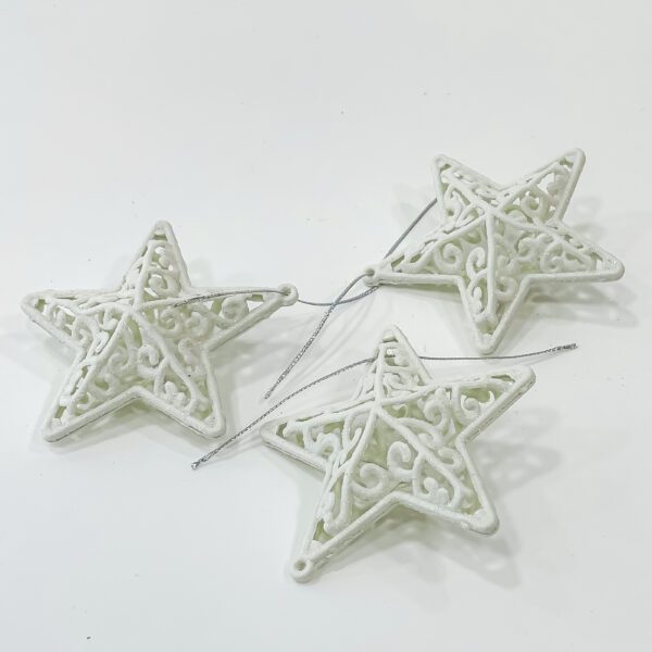 Enchanting Small christmas tree star for Festive decorations (3 nos) - Image 2