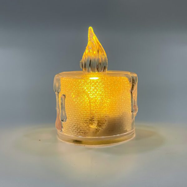 A mesmerizing flicker of LED tea light candles to your festive decor (3 nos) - Image 3