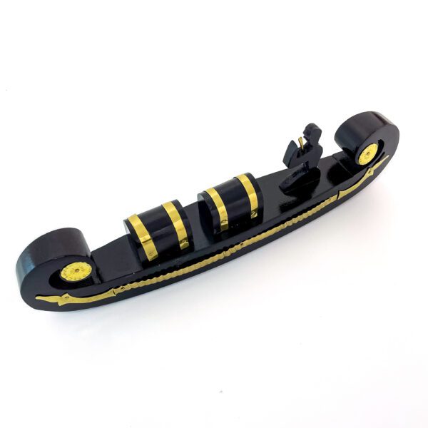 Handicraft wooden one-man fishing boat for your showpiece decor (11 x 2.5 x 1.5 inch) - Image 3