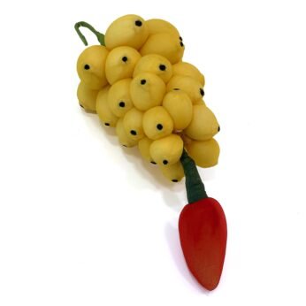 Vibrant yellow:  Vishu Kani Banana bunch (Artificial) for Vishu decoration (11 Inches)