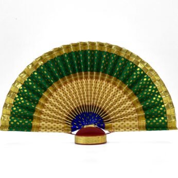 Unique Green and Golden Color Thiru Udayada (Height -9 Inches) – Ideal for Vishu and Vishu Kani Celebrations