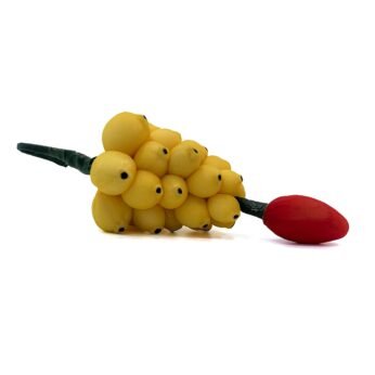 Elegant Vishu Kani Decor:  Artificial Sponge Banana Ensemble with vibrant yellow hue (2 pcs)