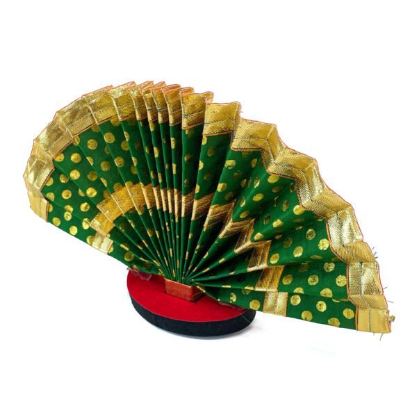 Green Thiru Udayada with Stand(5inch Height) - Elegant  -Cloth Thiru Udayada - Image 2