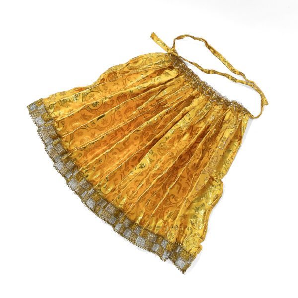 Vibrant beauty:  yellow dress for Krishna idol to celebrate the Vishu and Janmashtami - Image 4