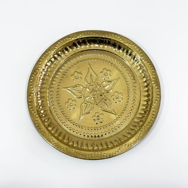 Brass Pooja Thali for Vishu, wedding, and pooja rituals