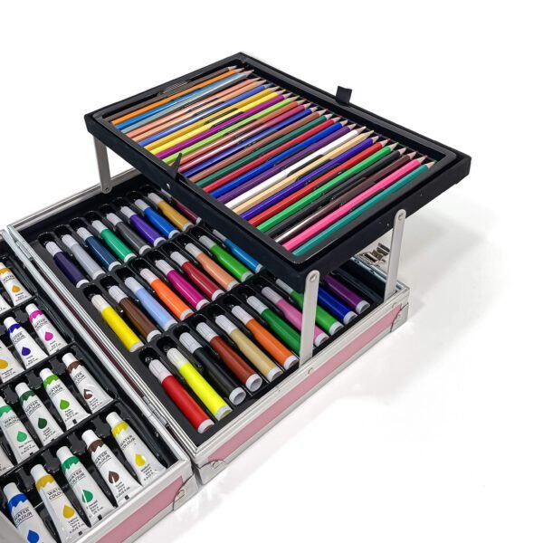 Enchanting Unicorn Artistry Painting kit with Oil Pastels, Palettes, Erasers, Sharpener, and more - Image 4