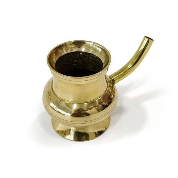 Enhance Your Home Decor with Our Brass Gold Neti Pot (Height -2.2 Inch) - Image 3