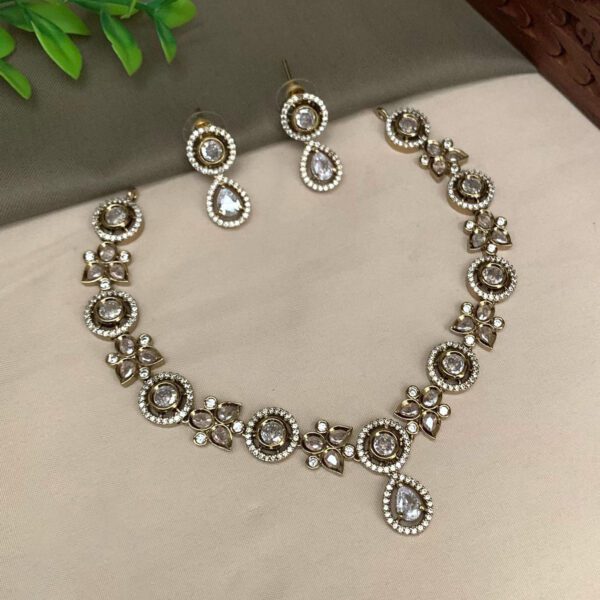Gemstone Necklace and Earring Set – Timeless Elegance for Any Occasion - Image 2