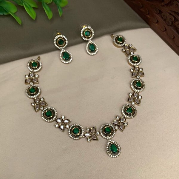 Gemstone Necklace and Earring Set – Timeless Elegance for Any Occasion - Image 3
