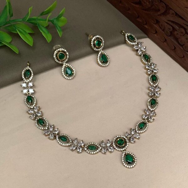 Gemstone Necklace and Earring Set – Timeless Elegance for Any Occasion - Image 4