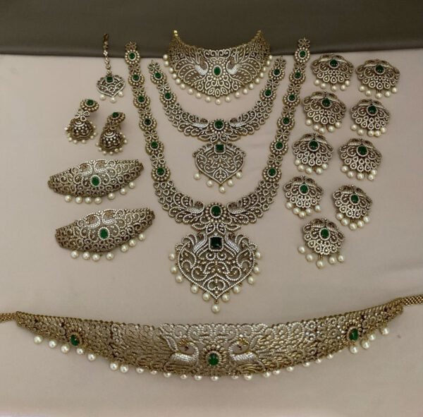 Majestic Complete Bridal Imitation Jewelry Set - Image 2