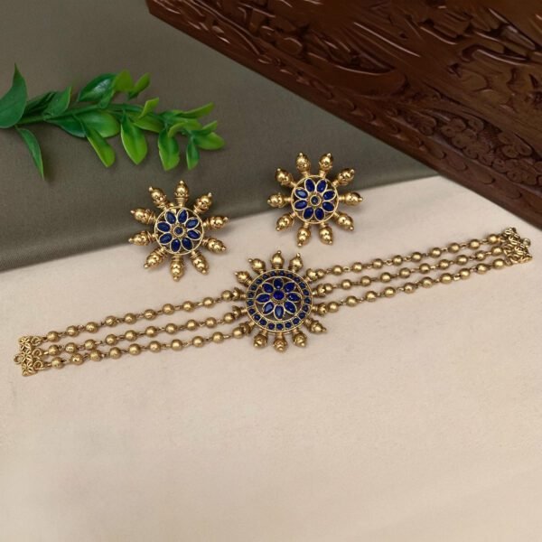 Charming Imitation Emerald Turtle Jewelry Set - Image 3