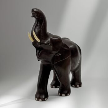The Rosewood Elephant Decor(H-10 Inch) with Trunk Up
