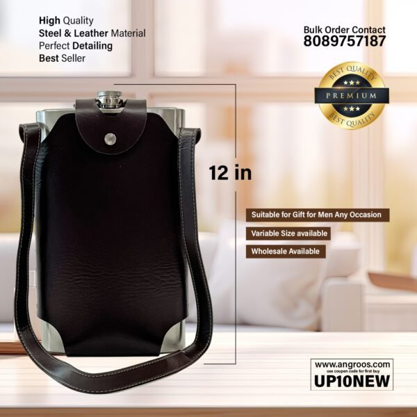 Premium 1750ml Hip Flask - The Ultimate Accessory for Every Adventure - Image 2