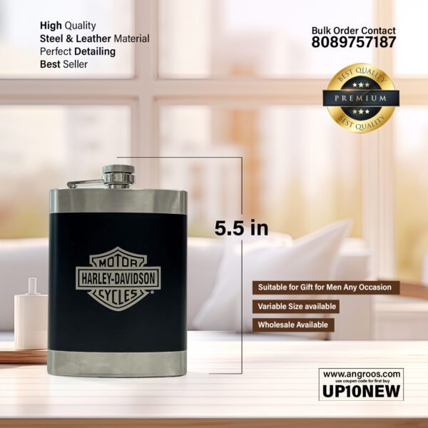 Premium  Hip Flask 210ml - Image 2