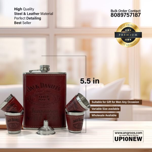 Ultimate Hip Flask 210ml - Image 3