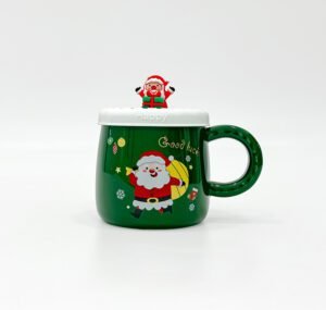 Christmas mug with lid