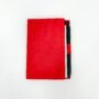 Red Notebook with Pen
