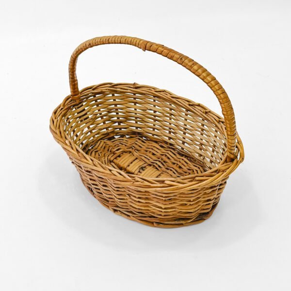 Compact Eco-Friendly Cane Basket – Handcrafted, Stylish Storage Solution - Image 2