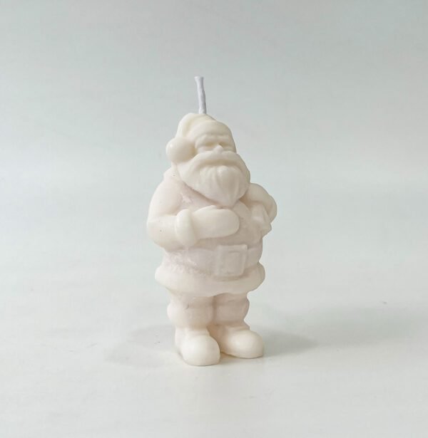 Christmas Decorative Candle – Santa Claus Shape for Festive Décor - Image 2