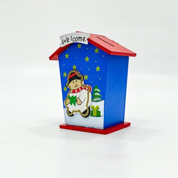 Adorable Snowman Welcome Coin Box - Festive & Charming - Image 3