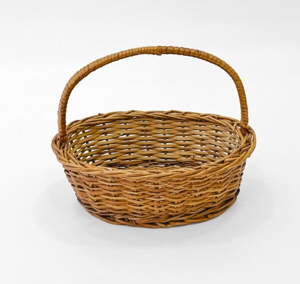 Compact Eco-Friendly Cane Basket – Handcrafted, Stylish Storage Solution - Image 4
