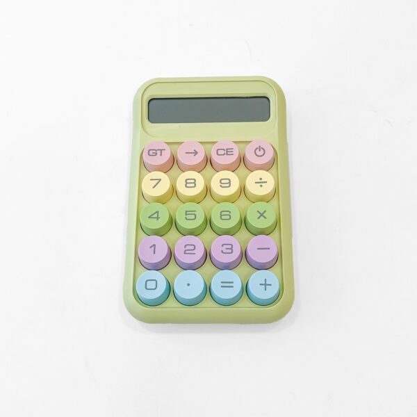 Fun & Functional Pastel Green Kids Calculator – Bright, Easy-to-Use with Large Buttons - Image 4