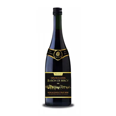 Premium Baron de Bercy Non Alcoholic Red Grape Beverage 1 liter