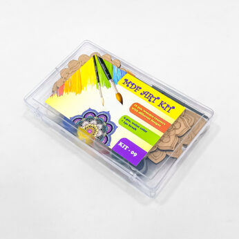 Ultimate MDF Art Kit with Coasters, Colors & Brushes – DIY Craft Set