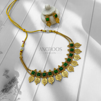 Lakshmi Coin Choker – Elegant Traditional Statement Jewelry