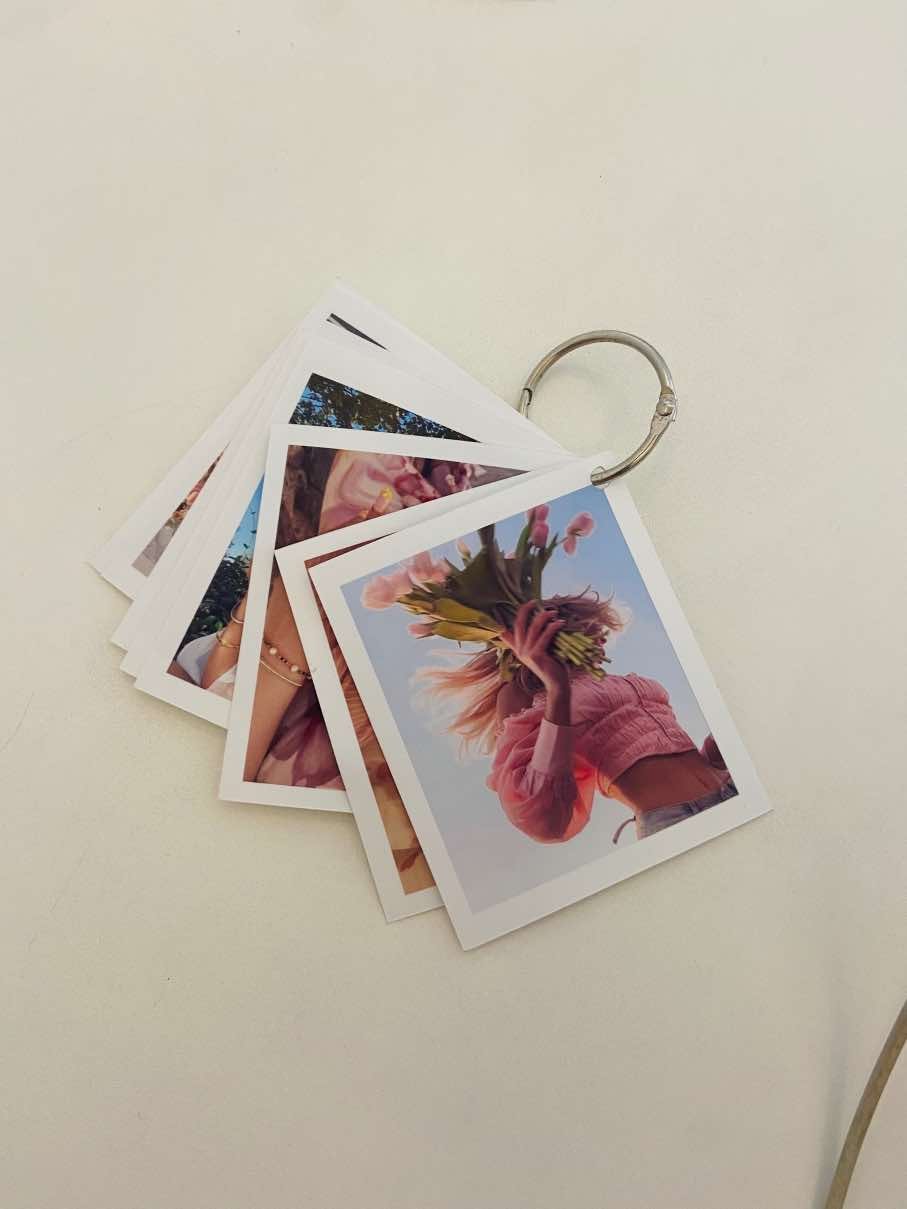 Polaroid photo ring