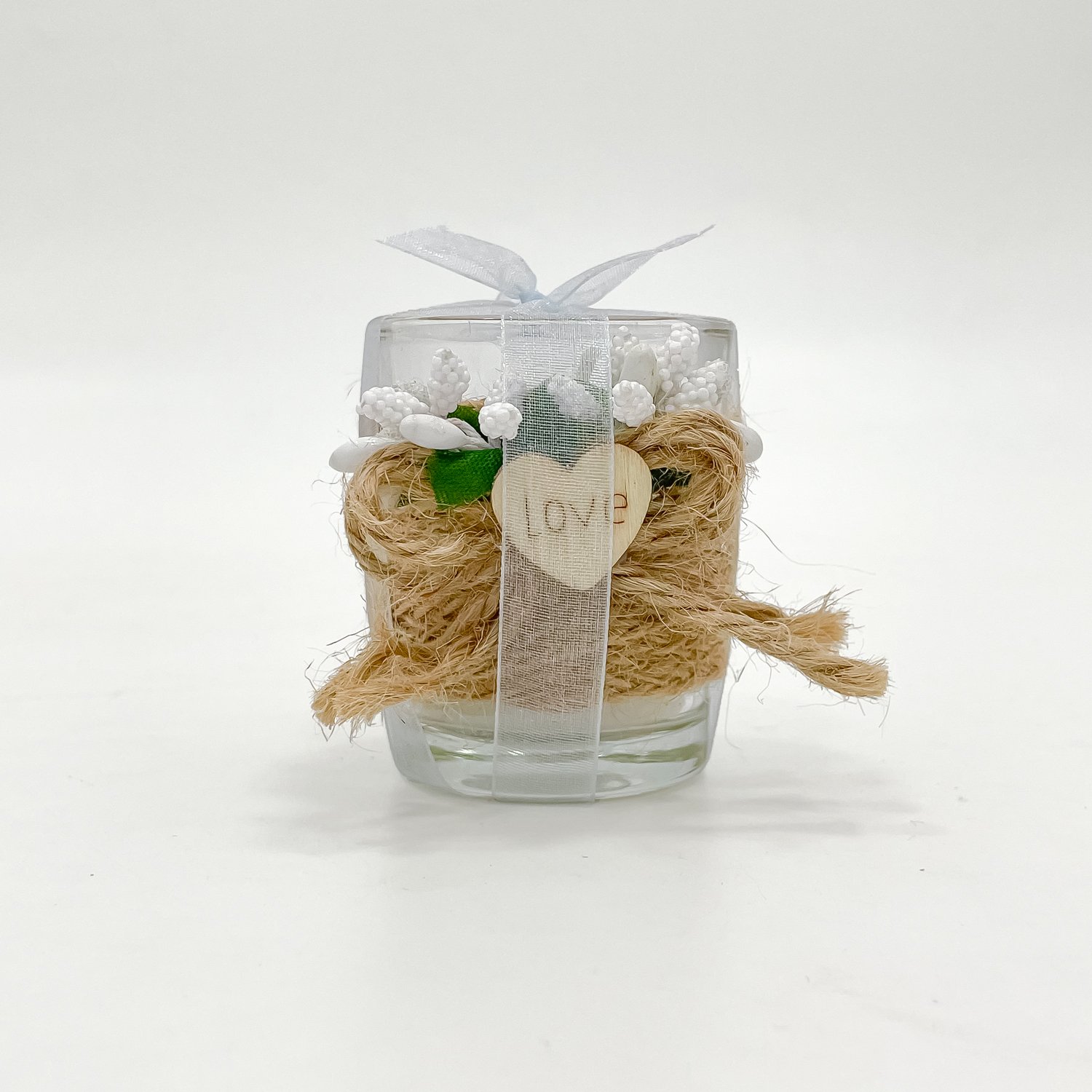 Jute Love Candle
