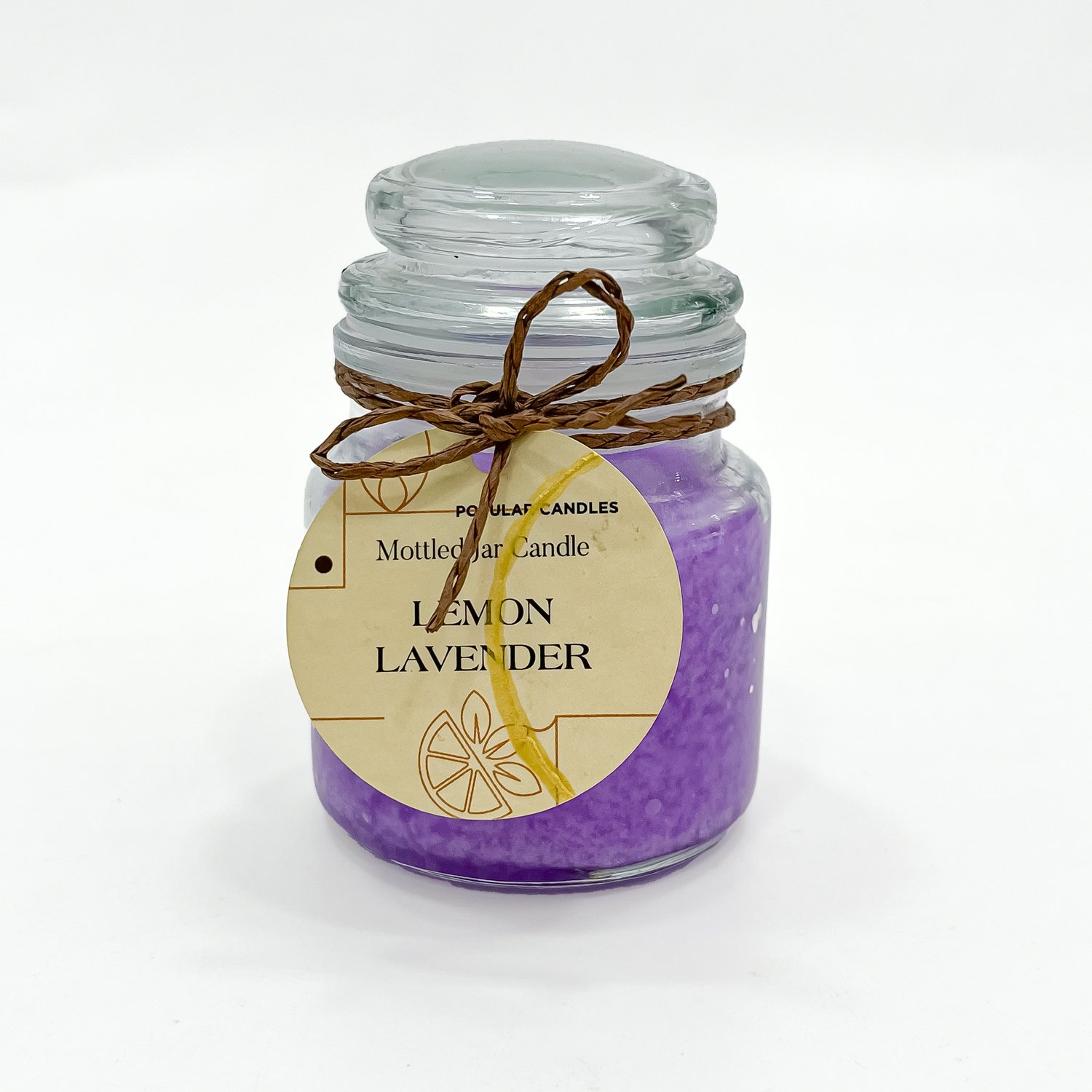 Lemon Lavender scented Candle