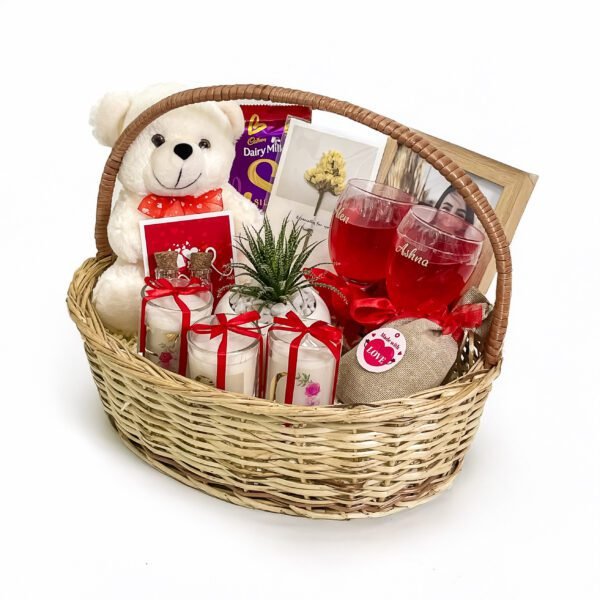 Personalized Valentine’s Day Gift Hamper | Custom Keepsakes & Romantic Surprises - Image 2