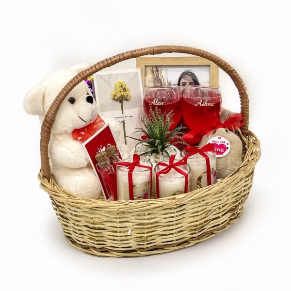 Personalized Valentine’s Day Gift Hamper | Custom Keepsakes & Romantic Surprises - Image 3
